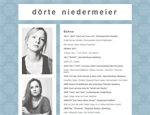 Tablet Screenshot of doerteniedermeier.com